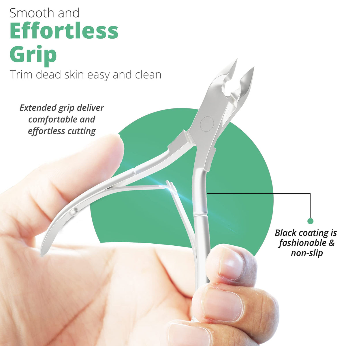GREEN ESTETICA double-spring mechanism for smooth cutting control