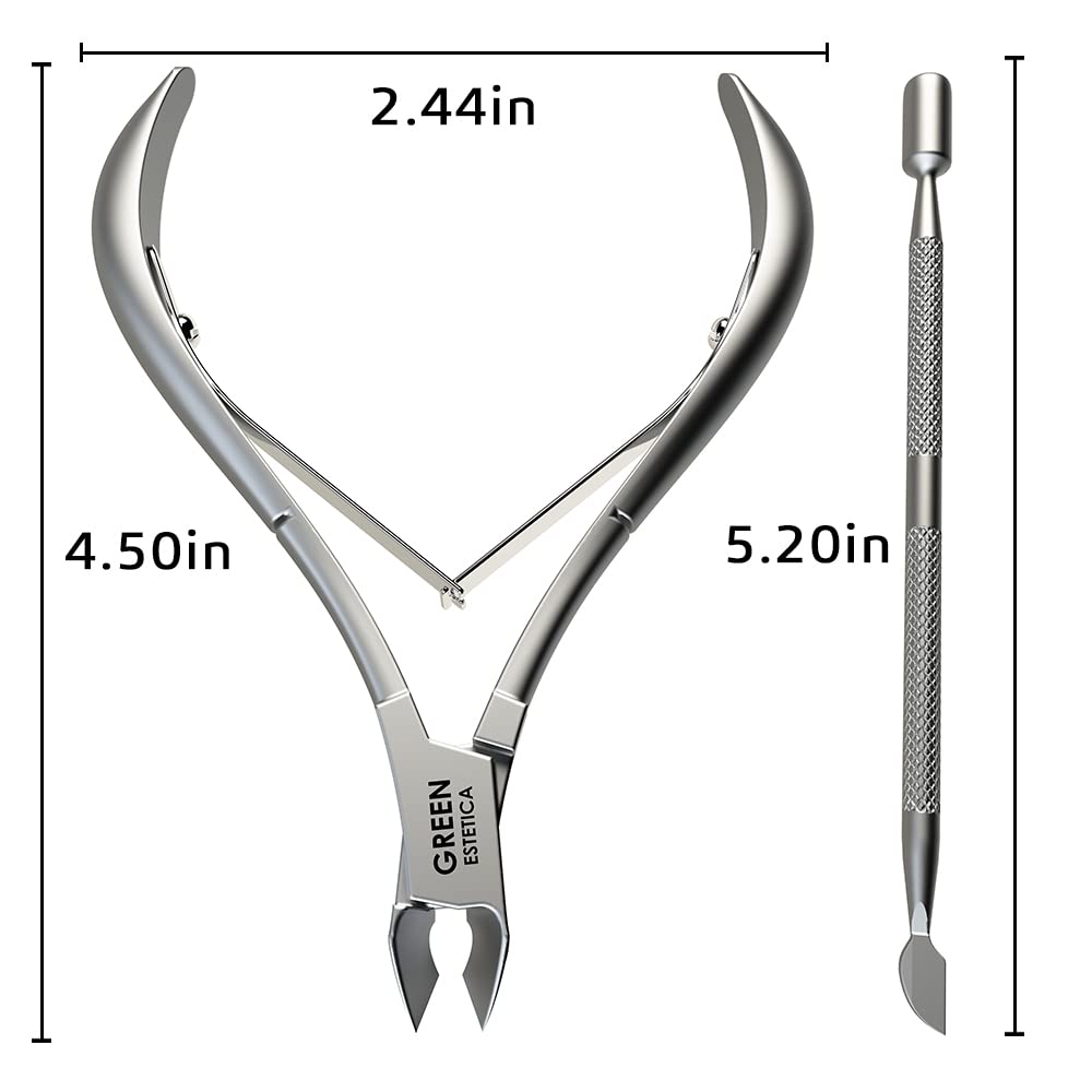GREEN ESTETICA polished ergonomic handles reduce hand fatigue