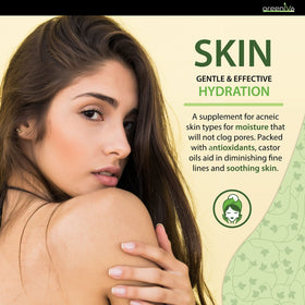 GreenIVe product label and ingredient panel emphasizing cold-pressed, hexane-free purity