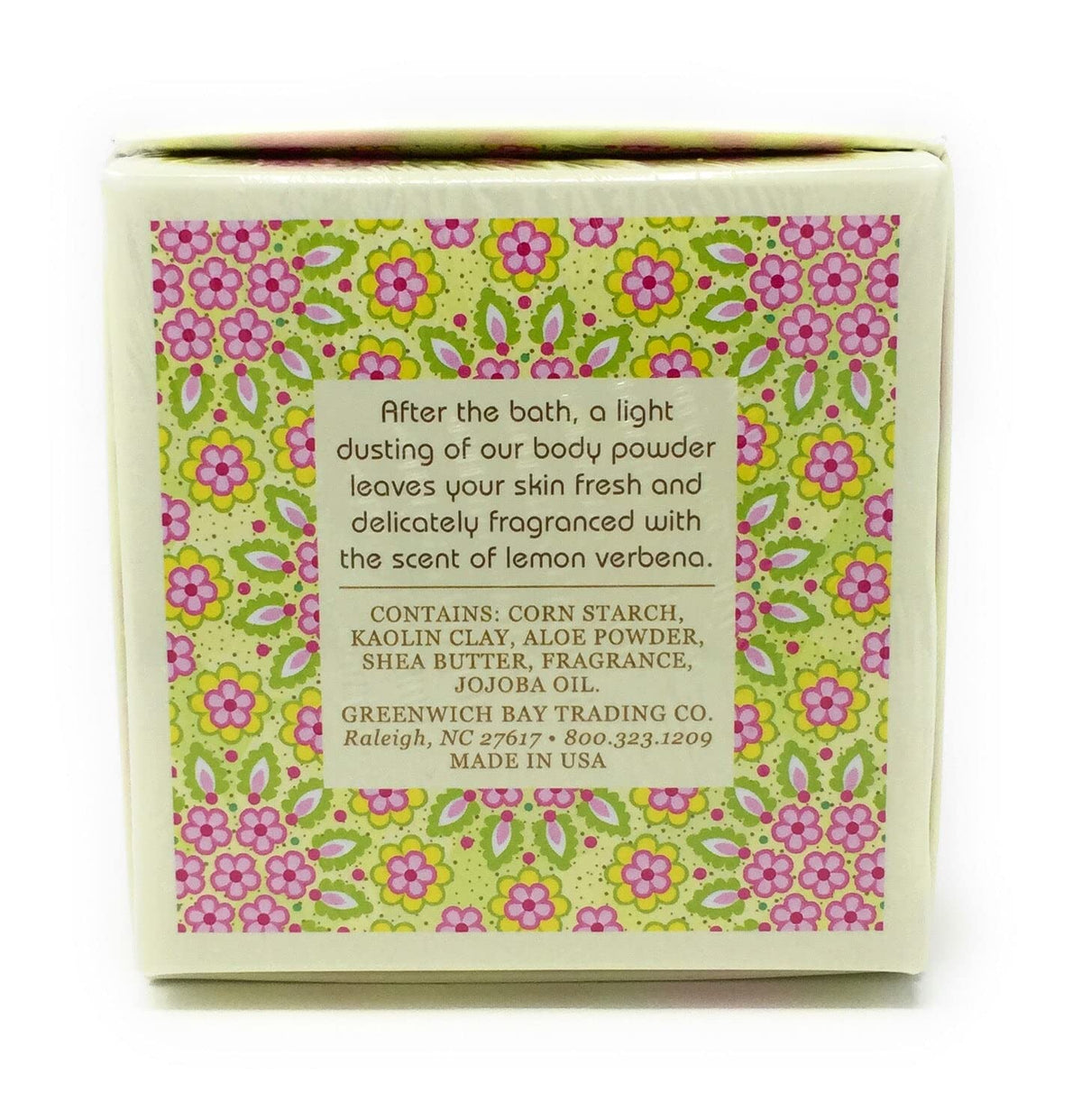 Greenwich Bay Trading Co. fine powder texture close-up highlighting smooth application and soft skin feel