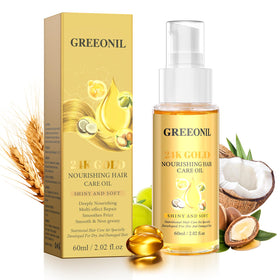 GREEONIL front packaging showing bottle and label for visible product identification and benefit