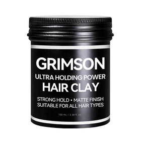 GRIMSON front tin showing brand and matte packaging benefits