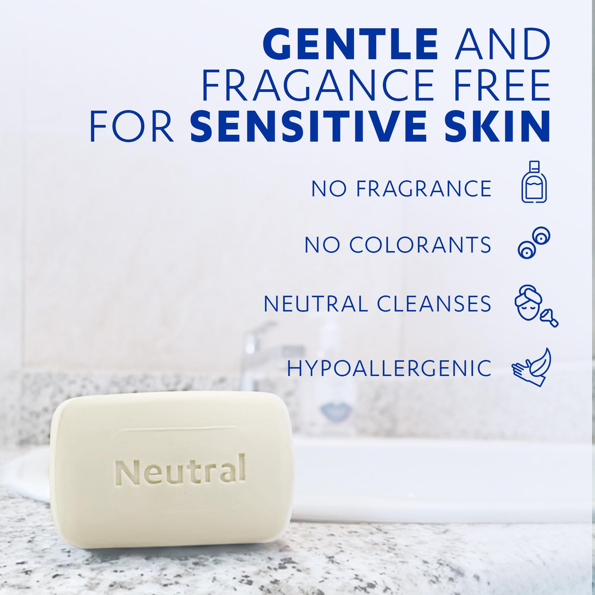 Close-up of Grisi soap texture highlighting smooth surface and mild formula benefits