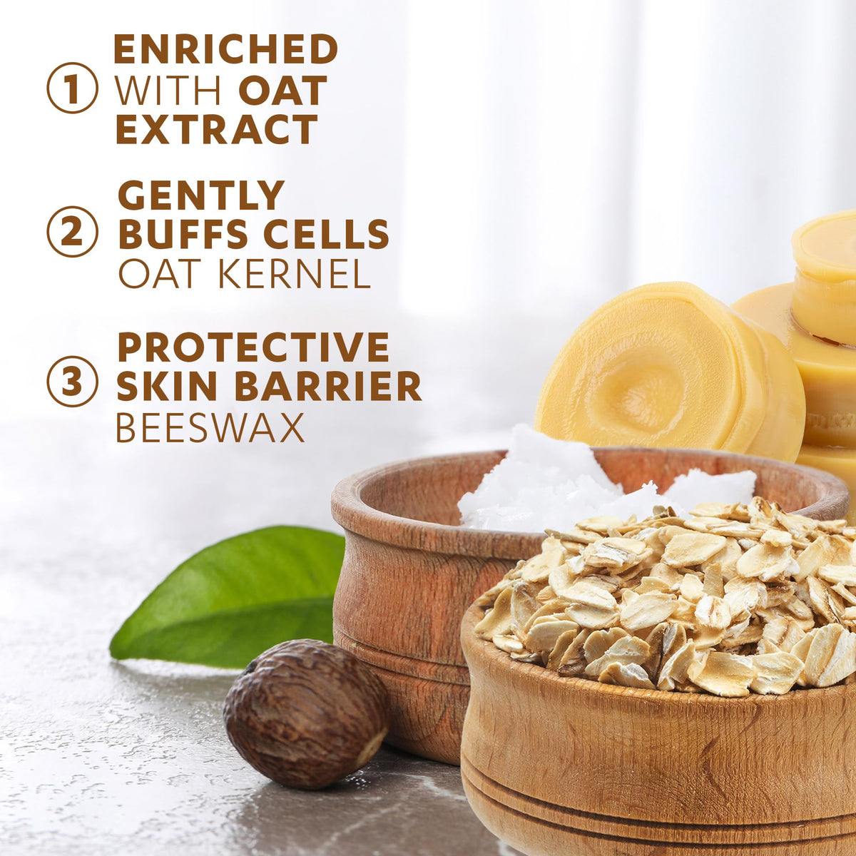 Grisi soap held in hand showing size and travel-friendly benefit
