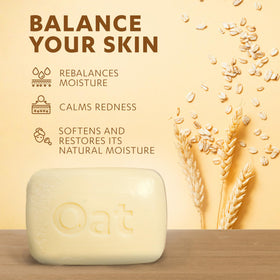 Grisi creamy lather foam from oatmeal soap for gentle cleansing