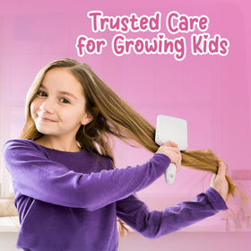 Grisi Ricitos spray nozzle detail illustrating easy mist application for gentle detangling