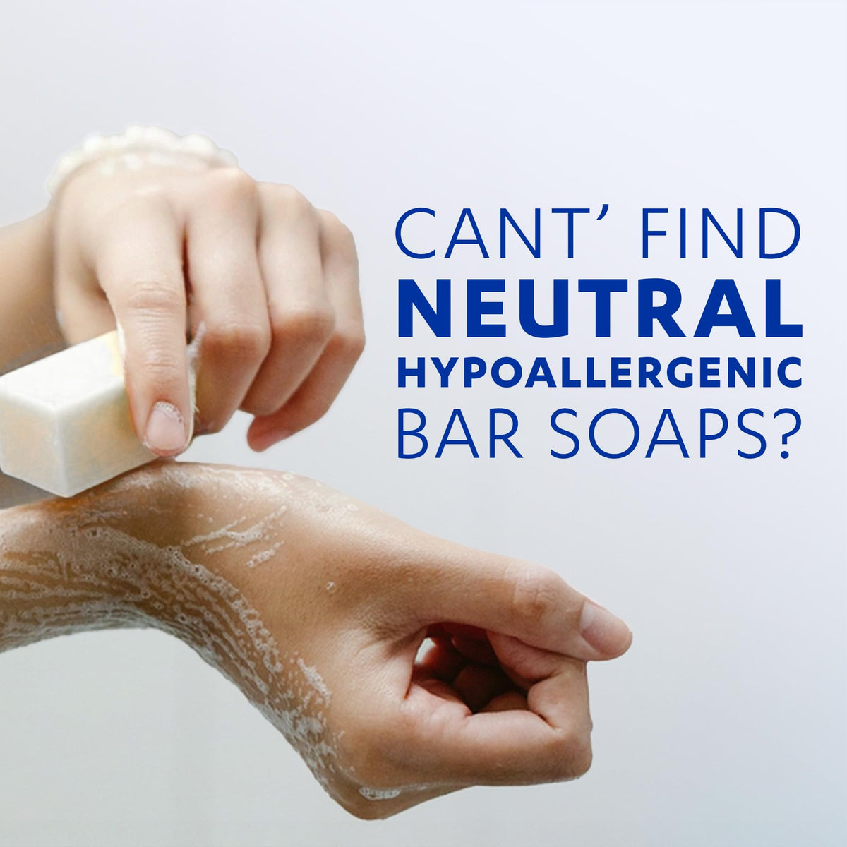 Grisi single bar producing creamy lather to demonstrate gentle, moisturizing cleansing