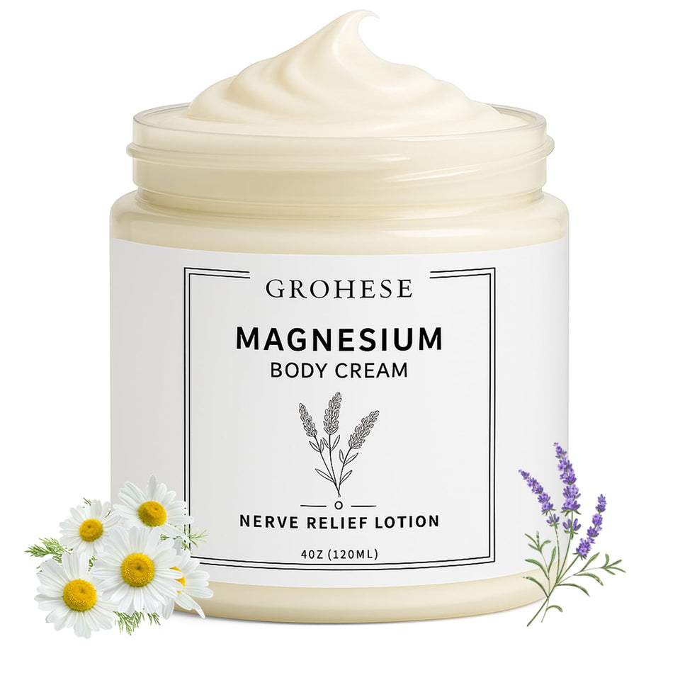 GROHESE front label jar showing product name and benefits