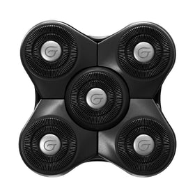 Groomie BaldiePro front packaging showing replacement head benefits