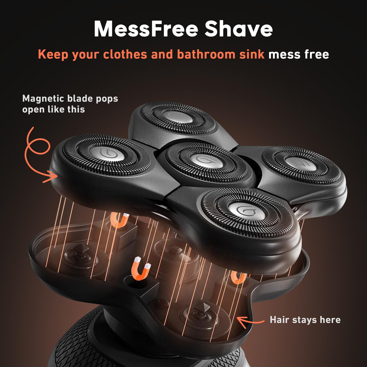 Groomie BaldiePro lifestyle bathroom setup indicating professional grooming results