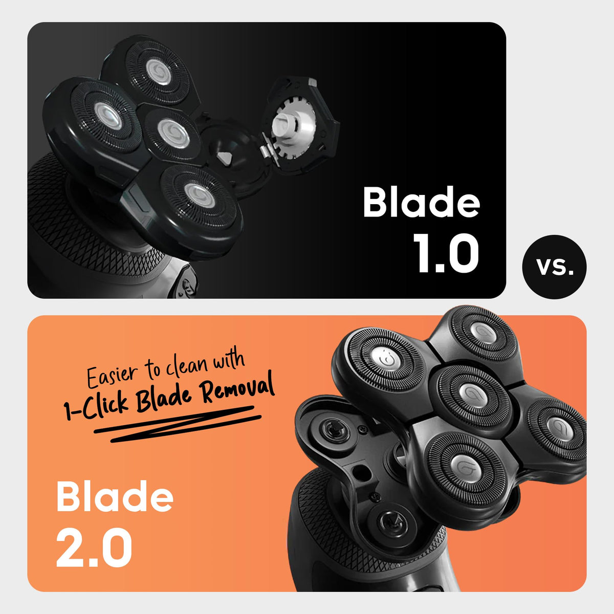 Groomie BaldiePro held in hand showing compact size and control