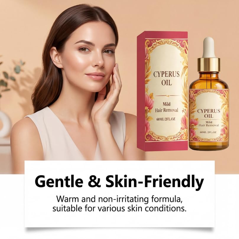 GROTOLY applying Renovia oil to leg after shaving demonstrating calming and hydrating benefit