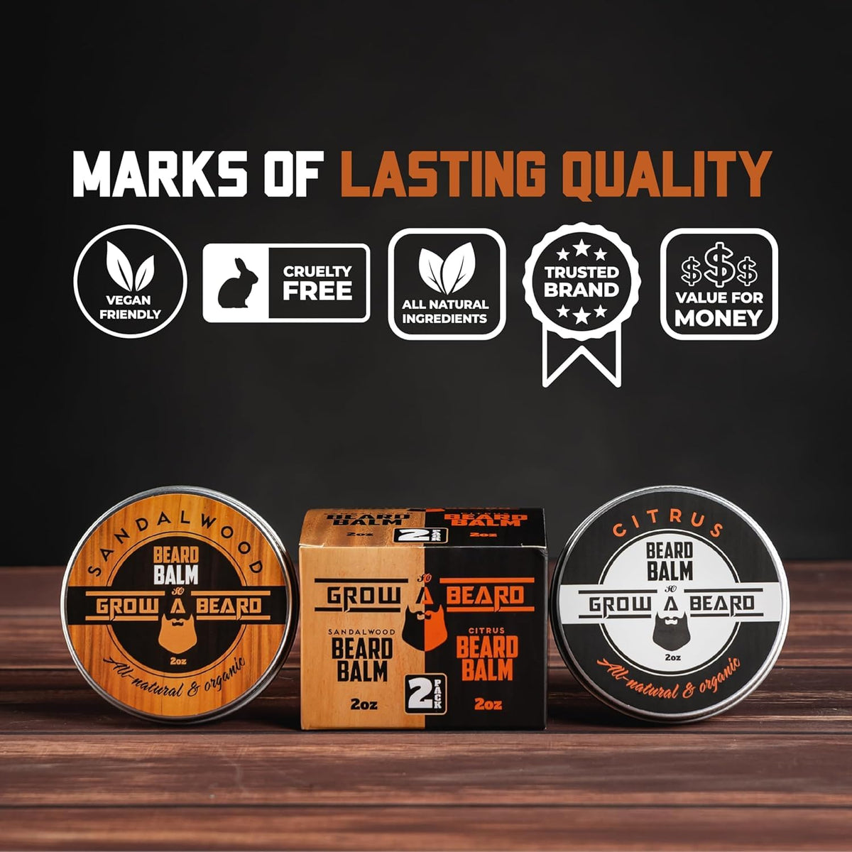 GROW ALPHA BEARD citrus jar open close-up highlights creamy texture for fast absorption