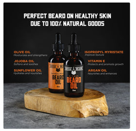 GROW ALPHA BEARD dropper dispensing oil to control application and reduce waste