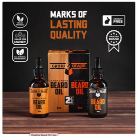 GROW ALPHA BEARD citrus bottle front view highlighting fresh fragrance and light hydration