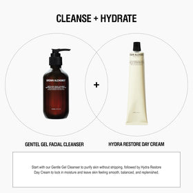 Grown Alchemist next to everyday objects showing clear 200ml size reference