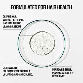 Grown Alchemist label detail highlighting ingredients and transparent formulation benefits