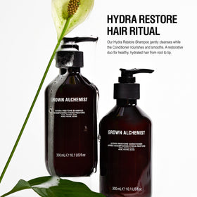 Grown Alchemist conditioner cream close-up showing rich texture that smooths strands