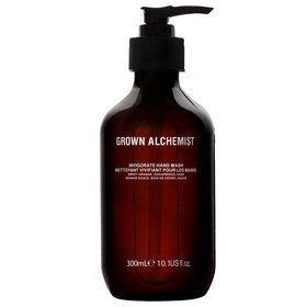 Grown Alchemist front bottle showing elegant packaging and easy pump dispenser