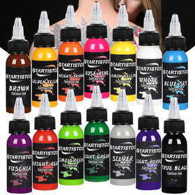 GTARTISTOO front packaging showing 14 vibrant colors for easy selection