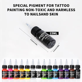 GTARTISTOO ink in use with artist hand demonstrating controlled application and consistency