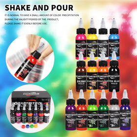 GTARTISTOO ink swatch palette demonstrating accurate color payoff
