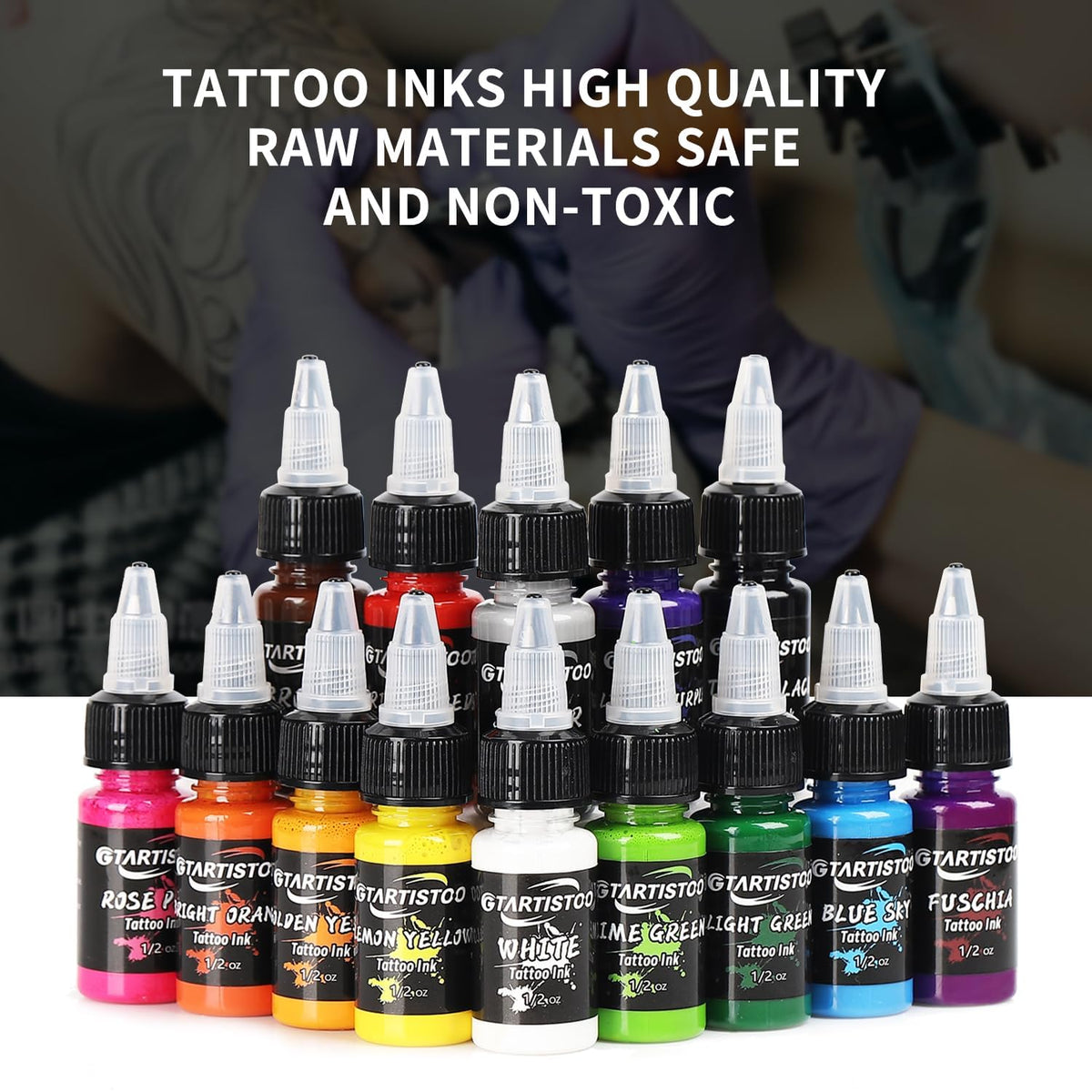 GTARTISTOO finished tattoo in portfolio highlighting vibrant healed color results