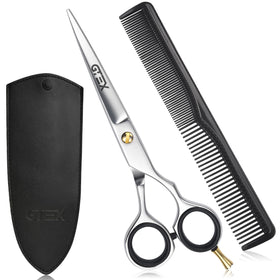 GTEX front view of 6.5-inch scissors showing professional finish and durable build