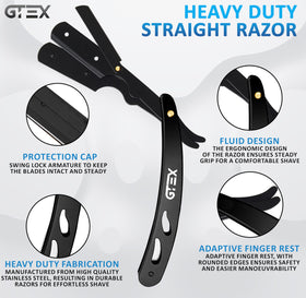 GTEX metal handle detail highlighting textured grip for steady control