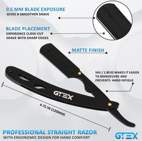 GTEX razor beside coin to show scale and portability for on-the-go use