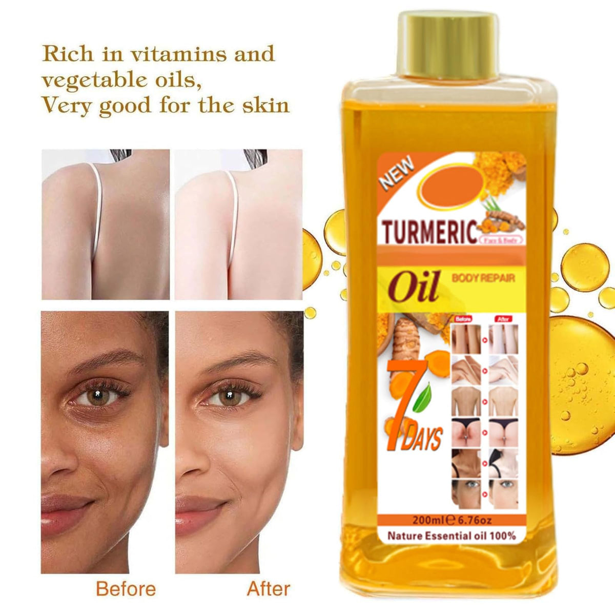 Gtrwadd turmeric oil on bathroom vanity in lifestyle scene promoting daily self-care