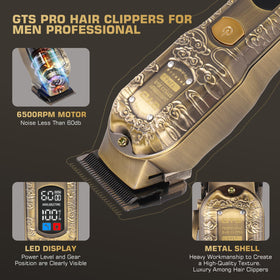 GTS PRO LCD display showing battery percent for convenient charge monitoring