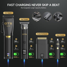 GTS PRO nose trimmer in use gently removing unwanted nasal hair