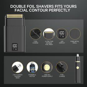 GTS PRO precision trimmer detail for crisp beard lines and control
