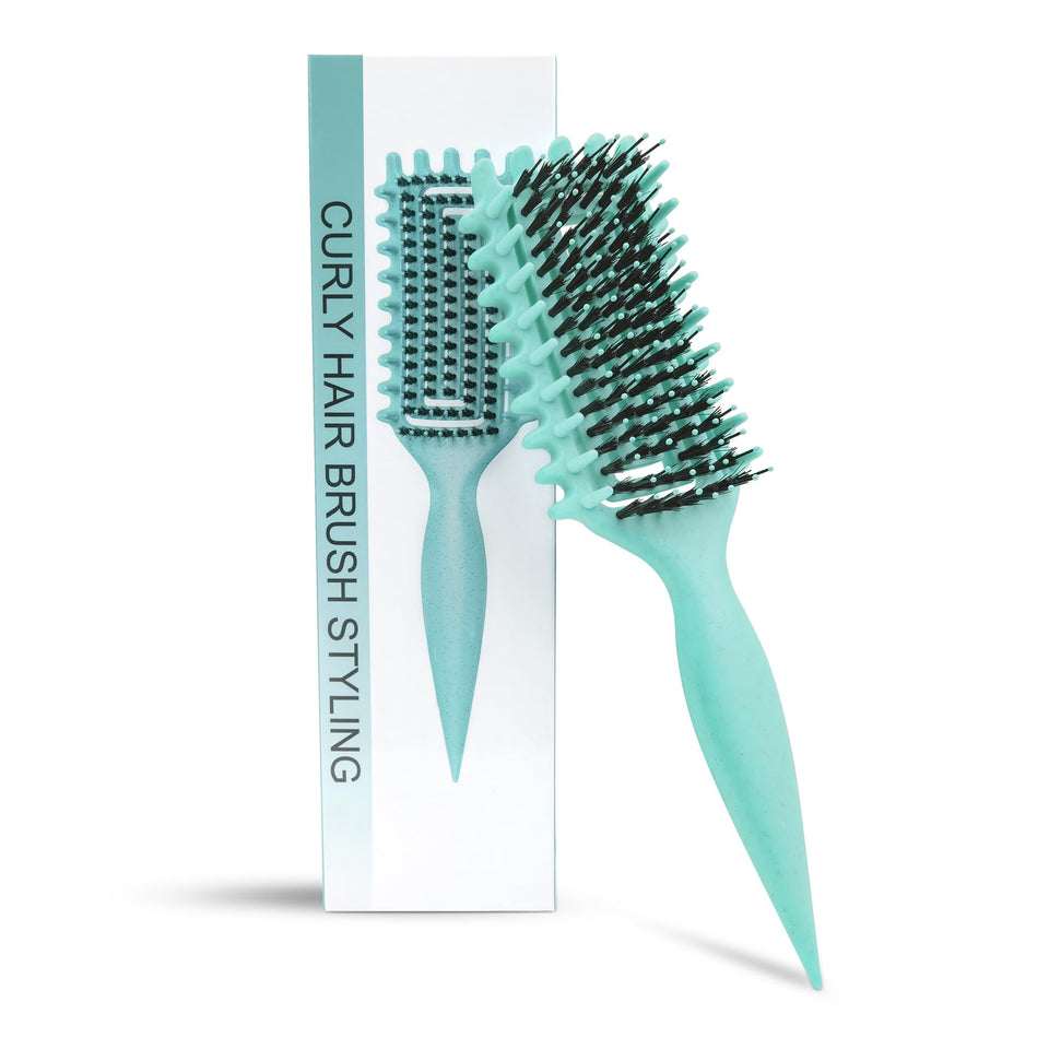 GTWRMXT front view showing green brush and compact design for easy styling