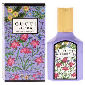 Gucci Flora label detail emphasizing authenticity and clear product information