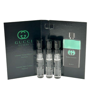 Gucci Guilty Black nozzle close-up demonstrating easy spray use benefit