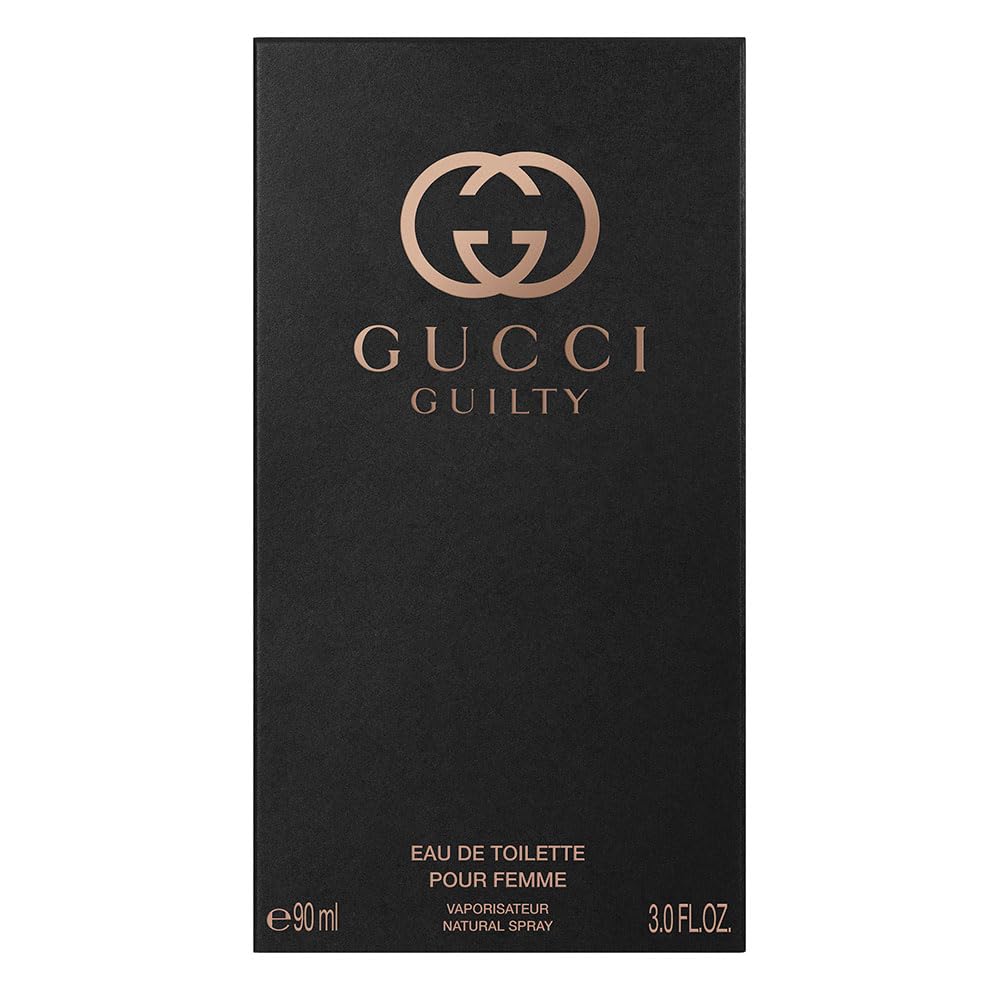 Gucci Guilty cap and spray nozzle close-up for easy application benefit