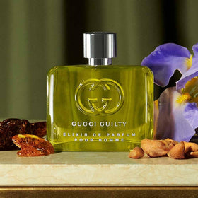 Gucci Guilty lifestyle evening scene highlighting refined vetiver appeal