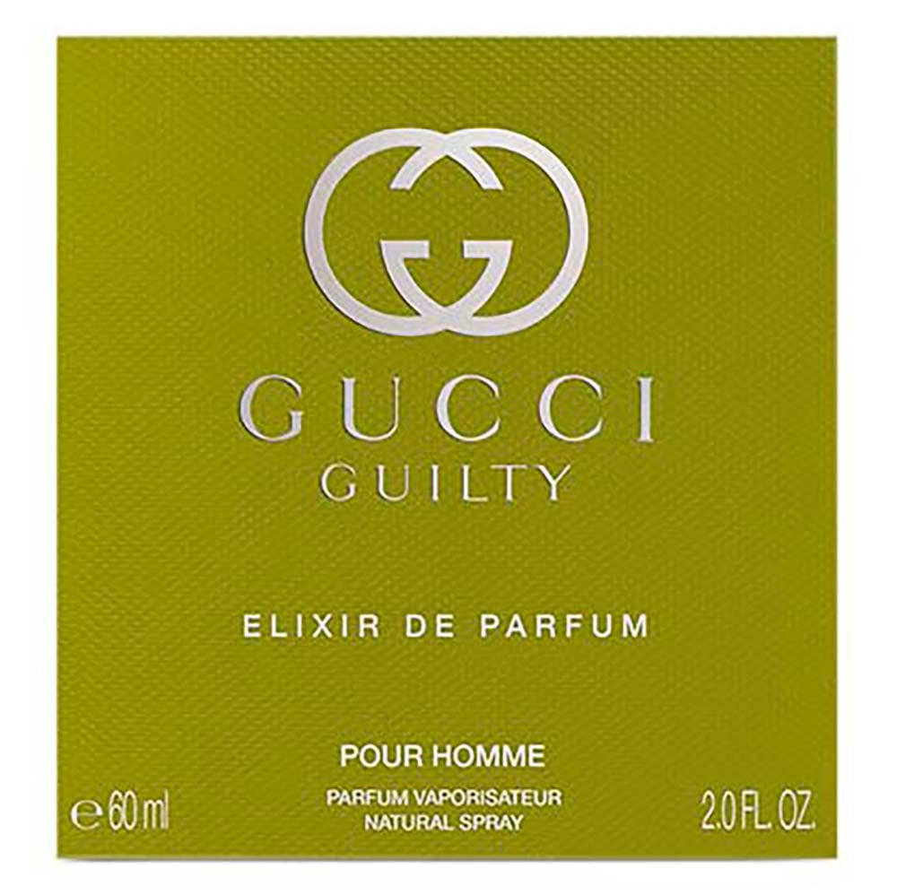 Gucci Guilty spray in hand demonstrating easy application and travel benefit