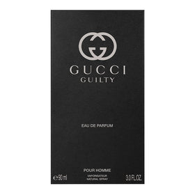 Gucci bottle next to common items showing 3.0 oz size for easy scale