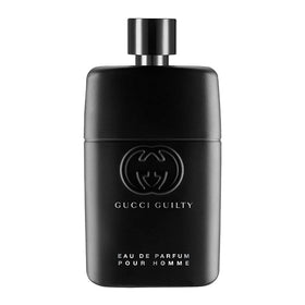 Gucci Guilty front bottle shot showing elegant design and brand appeal