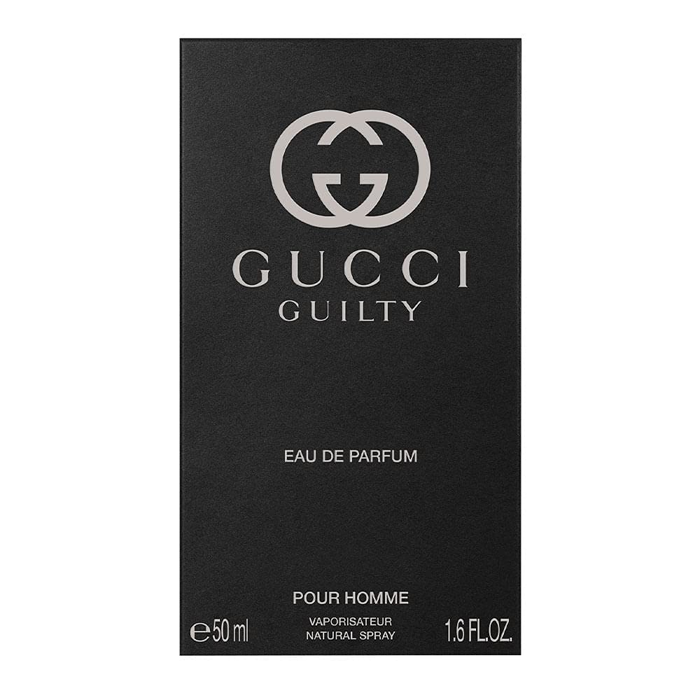 Gucci Guilty close-up spray mist demonstrating easy application and good projection