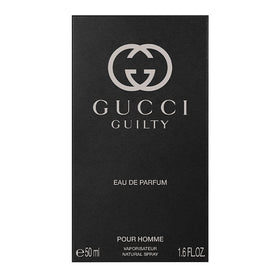 Gucci Guilty close-up spray mist demonstrating easy application and good projection