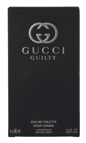 Gucci Guilty being sprayed from hand demonstrating easy application