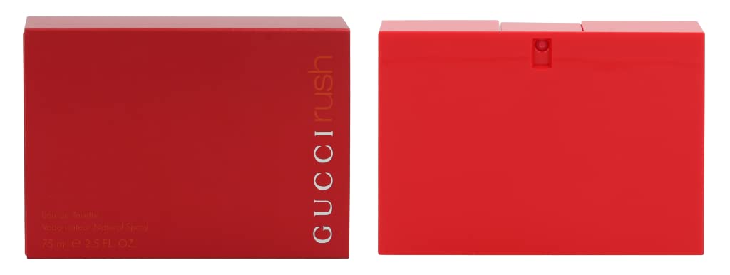 Gucci Rush front packaging showing bottle and box, authentic presentation benefits