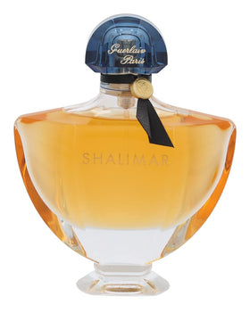 Guerlain Shalimar fan stopper detail highlighting sapphire-like top benefit: decorative finish