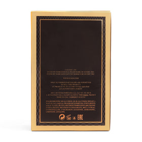 GUESS Marciano box and bottle still life, presents retail packaging and presentation