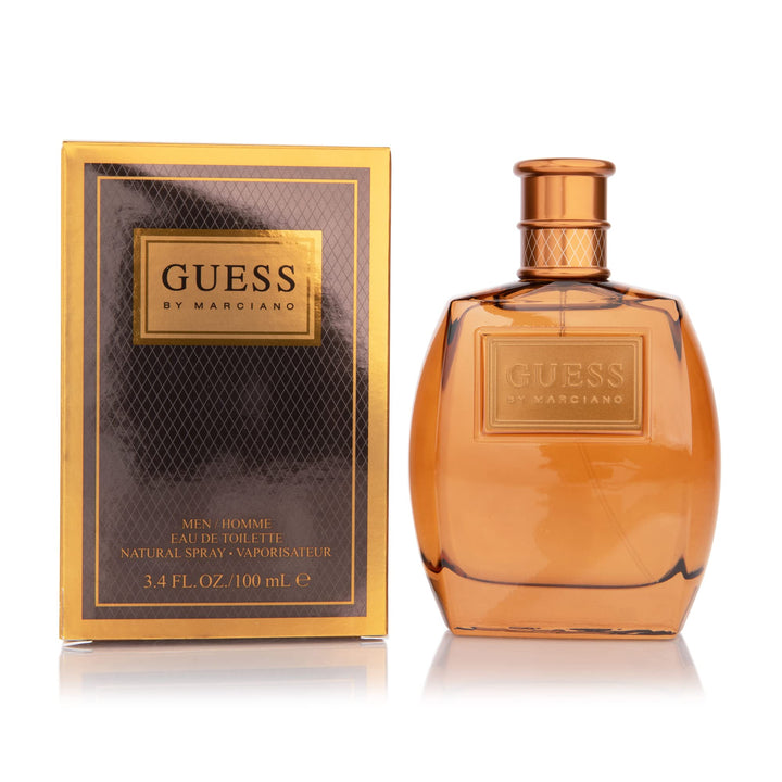 GUESS Marciano front packaging showing bottle and box, highlights gift readiness