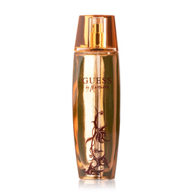 GUESS Marciano side label close-up highlighting ingredients and manufactured-in-USA detail